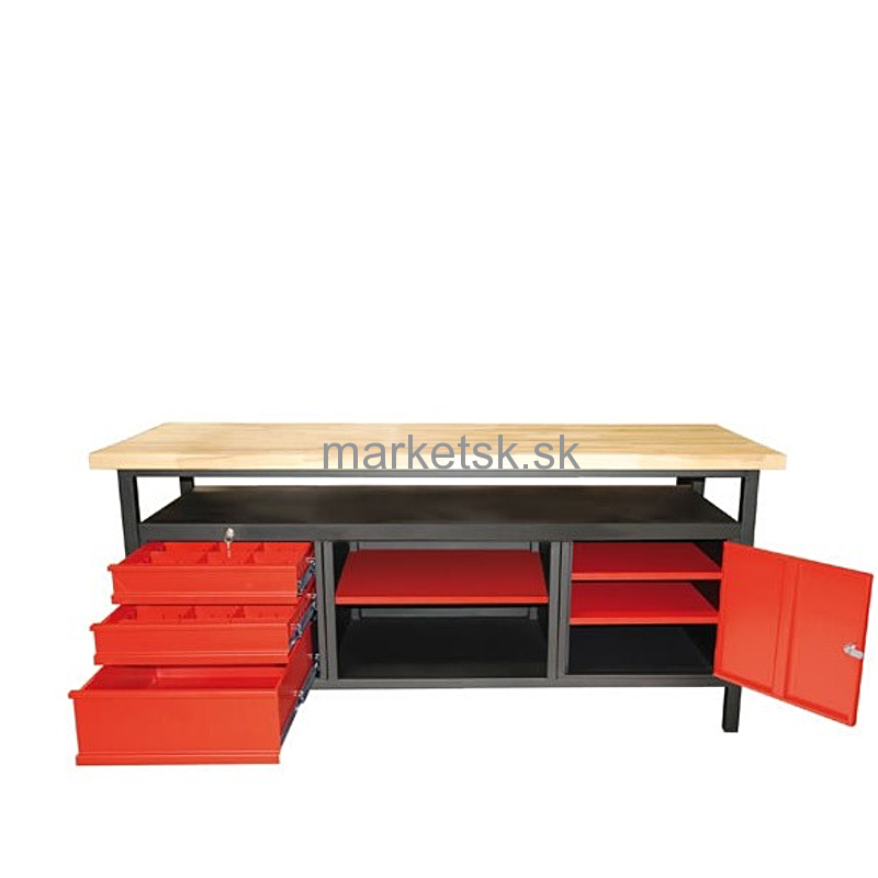 Dielenský pracovný stôl MP006 - 170 x 68 x 85 cm